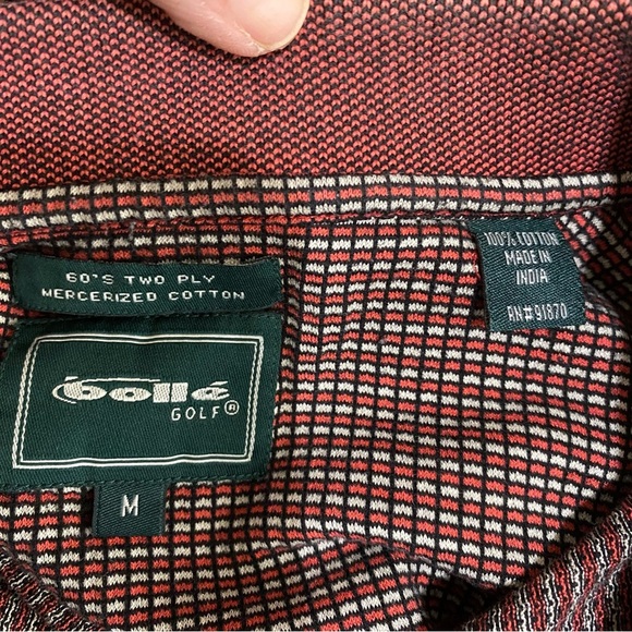 Bollé Men’s 60’s Two Ply Mercerized Cotton Golf Polo Short - Picture 5 of 5